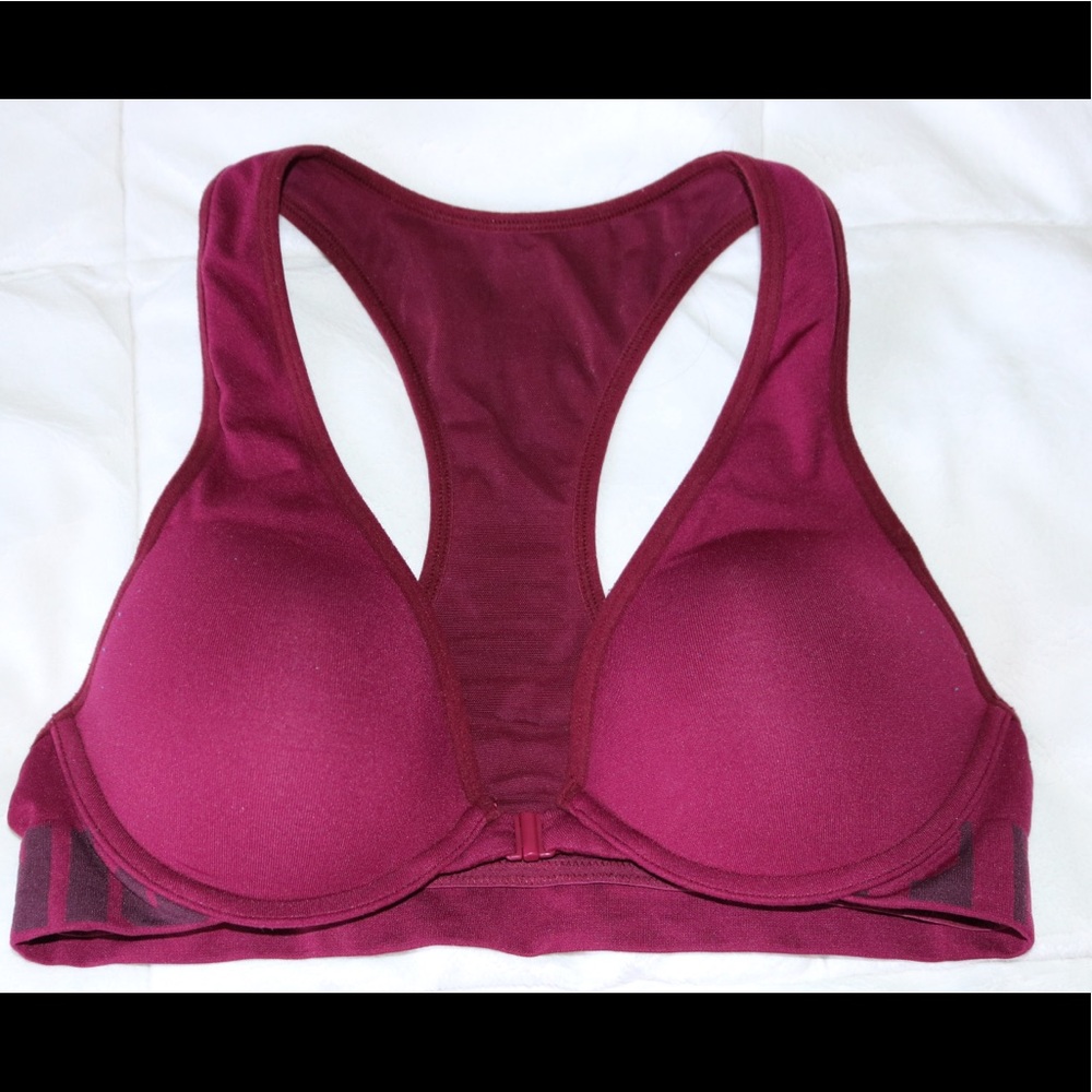 PINK BRALETTE MAROON